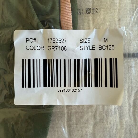 J. Crew Curved Waist Cheeky Bikini Bottom Green Size Medium NWT - Picture 10 of 11